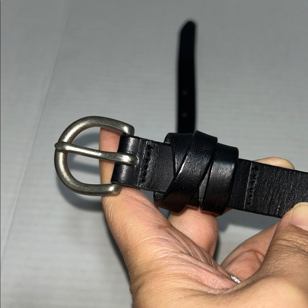 Aritzia Wilfred Free Black Leather Belt - Size Small - Picture 5 of 7